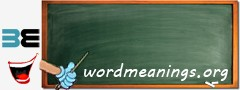 WordMeaning blackboard for z